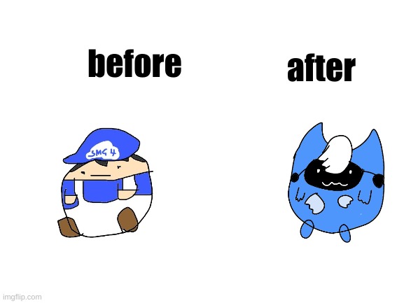 Give me more characters to draw beeg | before; after | made w/ Imgflip meme maker