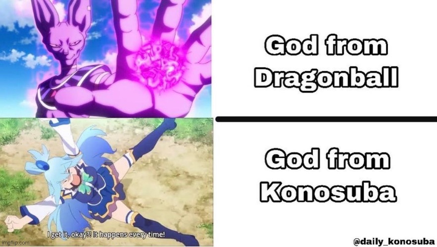 image tagged in anime,konosuba | made w/ Imgflip meme maker