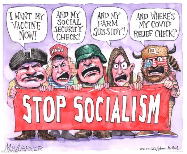 stop socialism pfffft your funny | made w/ Imgflip meme maker