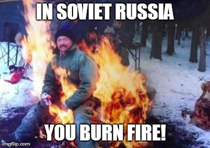 LIGAF | image tagged in memes,ligaf,in soviet russia,funny | made w/ Imgflip meme maker
