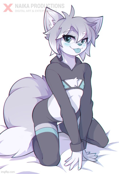By Naika | image tagged in furry art,femboy | made w/ Imgflip meme maker