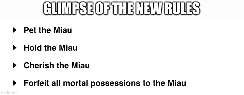 GLIMPSE OF THE NEW RULES | made w/ Imgflip meme maker