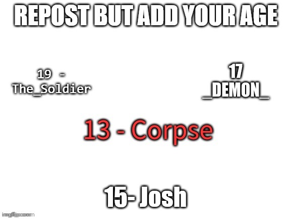 15- Josh | made w/ Imgflip meme maker