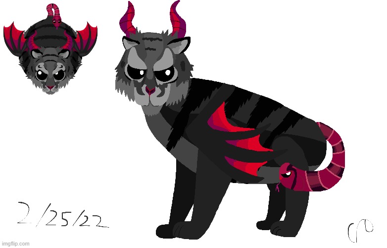 My Artwork of Chimera Tiger from Mope.io! (Please do not steal my work unless you credit me, thank you) | image tagged in tiger,mopeio,artwork | made w/ Imgflip meme maker