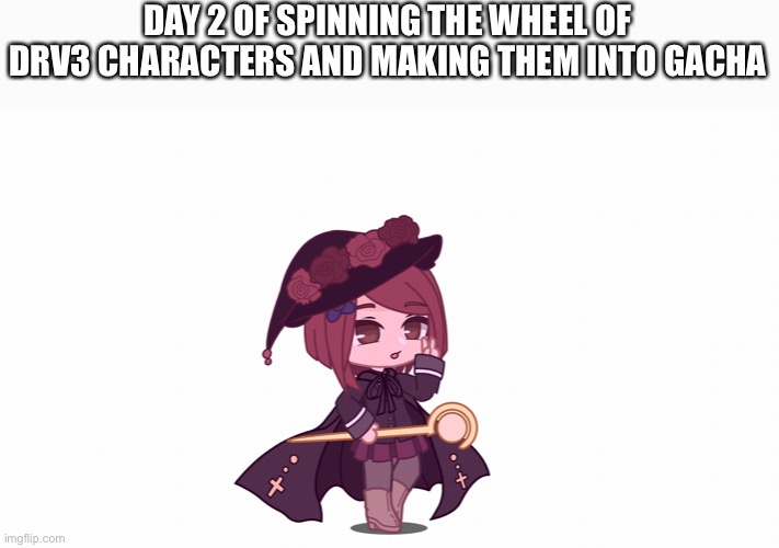 Himiko Yumeno | DAY 2 OF SPINNING THE WHEEL OF DRV3 CHARACTERS AND MAKING THEM INTO GACHA | image tagged in danganronpa,gacha club,hehe | made w/ Imgflip meme maker