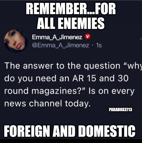 Ukrainians are learning what many Americans have forgotten. | REMEMBER...FOR ALL ENEMIES; PARADOX3713; FOREIGN AND DOMESTIC | image tagged in politics,russia,ukraine,tyranny,history,2nd amendment | made w/ Imgflip meme maker
