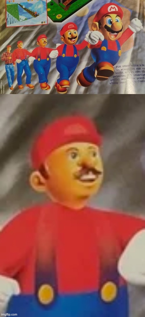 Cursed Mario | image tagged in memes,unfunny | made w/ Imgflip meme maker