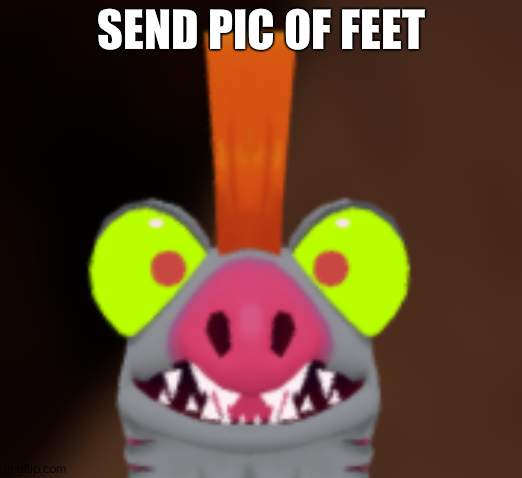 0-0 | SEND PIC OF FEET | image tagged in splatoon | made w/ Imgflip meme maker