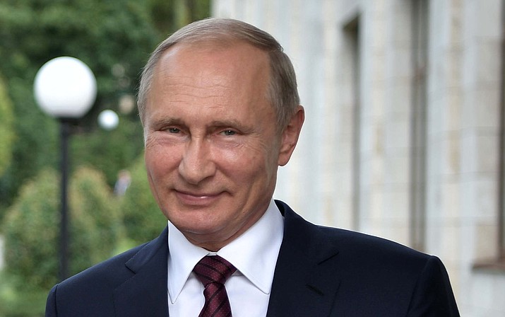 Putin smiling Blank Meme Template