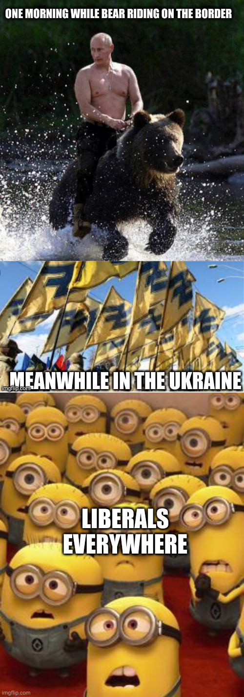 LIBERALS EVERYWHERE | image tagged in minions confused | made w/ Imgflip meme maker