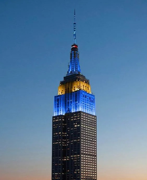 Empire State Building Ukraine Blank Meme Template