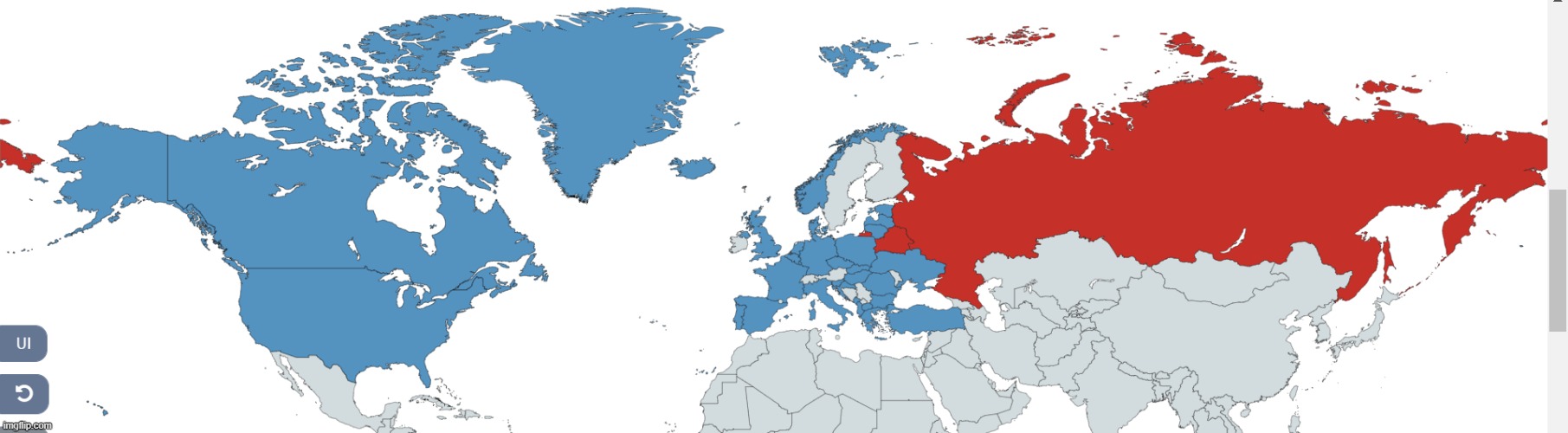 Map of WW3 rn | image tagged in im lying,nato hasnt invaded yet,that was a test,stop reading the tags | made w/ Imgflip meme maker