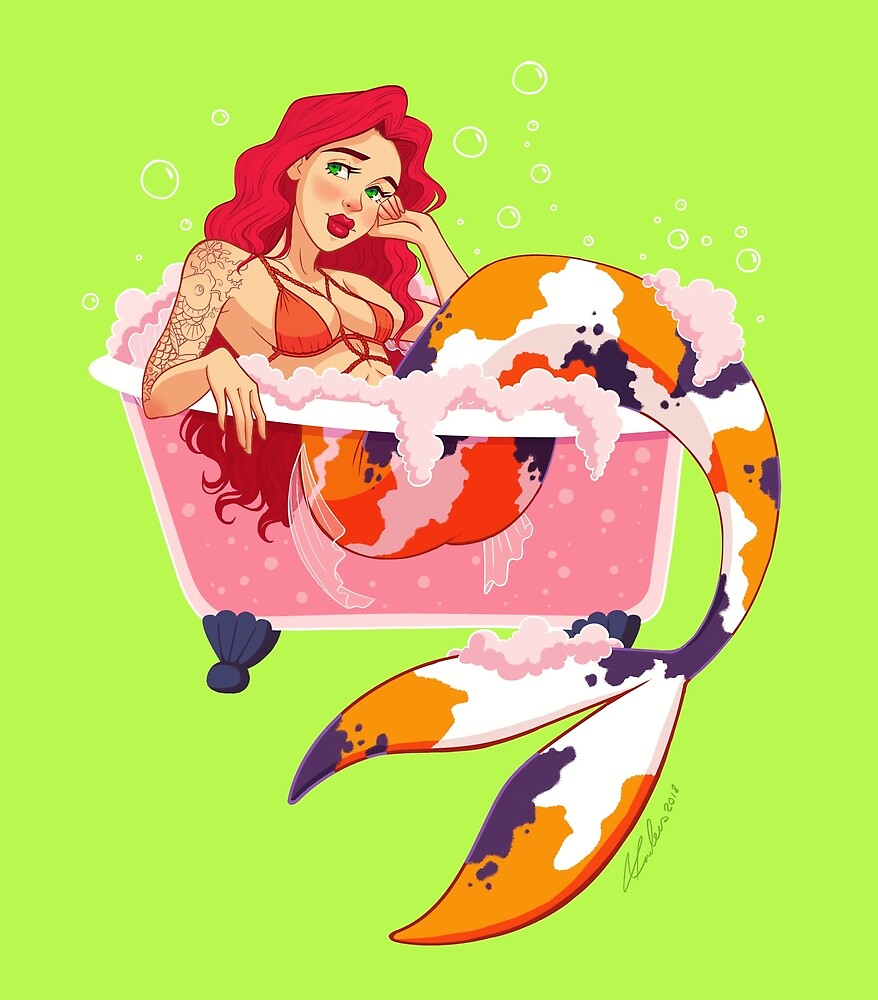 High Quality sexy cartoon mermaid Blank Meme Template