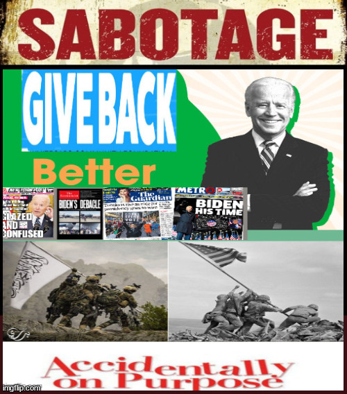 Sabotage...the Biden Precedent... | image tagged in biden,hunter,ukraine,evil,turning his back | made w/ Imgflip meme maker