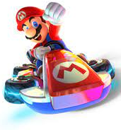 High Quality mario kart 8 mario render Blank Meme Template