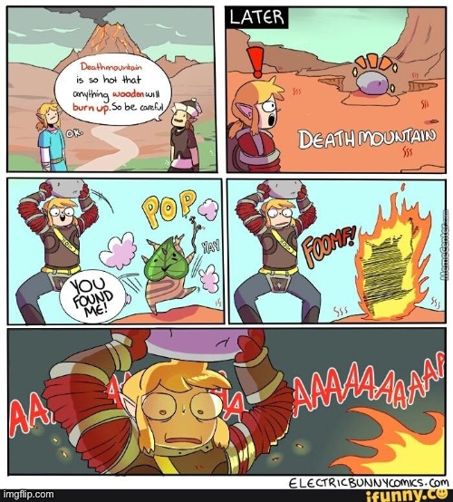 OH NU THE KOROK | image tagged in the legend of zelda breath of the wild | made w/ Imgflip meme maker