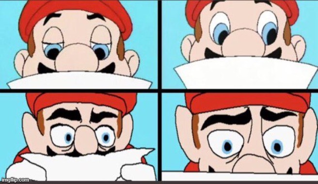 mario as skinner reading a letter | image tagged in mario as skinner reading a letter | made w/ Imgflip meme maker