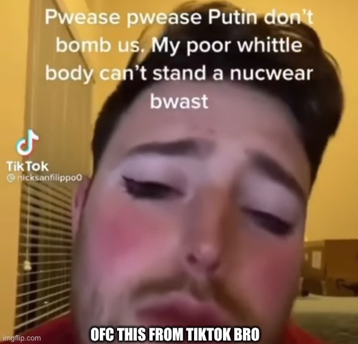 OFC THIS FROM TIKTOK BRO | made w/ Imgflip meme maker