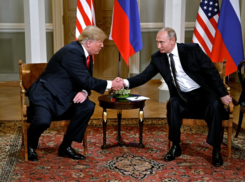 High Quality Putin and Trump Blank Meme Template