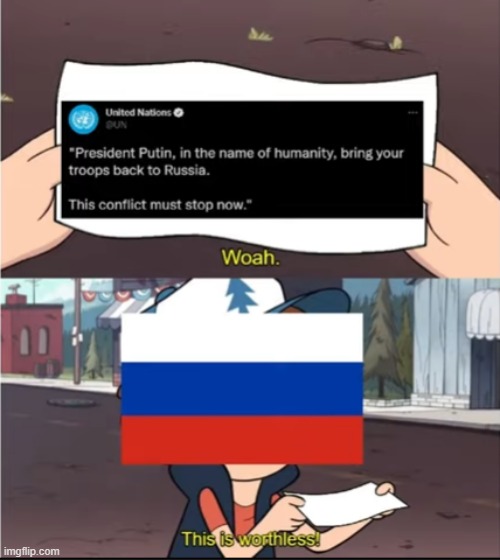 image tagged in russia,united nations,stop,stop reading the tags | made w/ Imgflip meme maker
