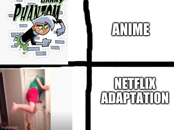 Blank White Template | ANIME; NETFLIX ADAPTATION | image tagged in blank white template | made w/ Imgflip meme maker