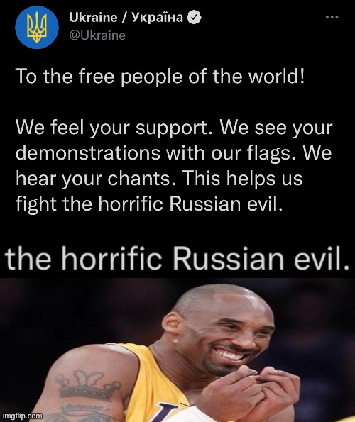 Sorry but I just thought the wording was hilarious | image tagged in giggly kobe bryant | made w/ Imgflip meme maker