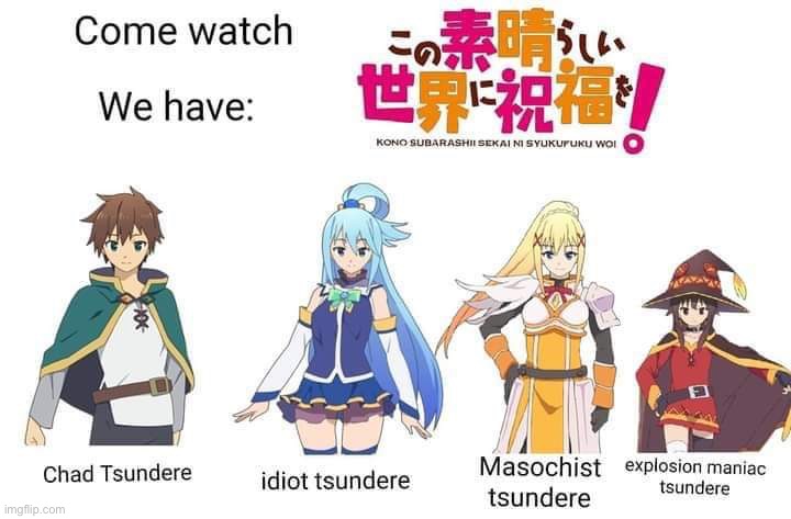 image tagged in anime,konosuba | made w/ Imgflip meme maker