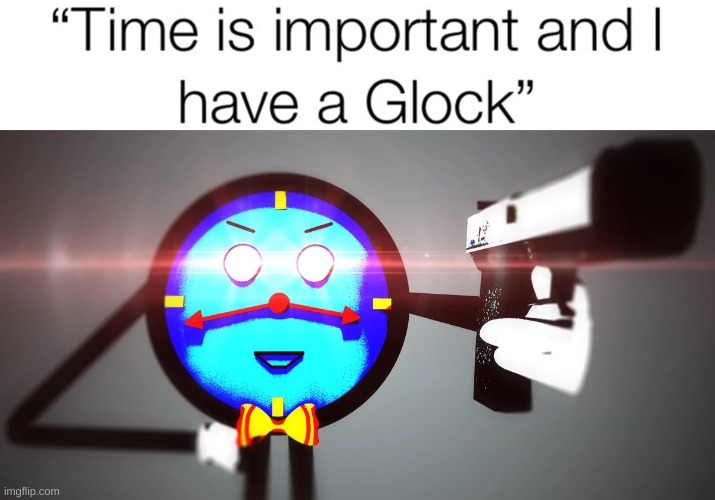 G L O C K | image tagged in dont hug me im scared | made w/ Imgflip meme maker