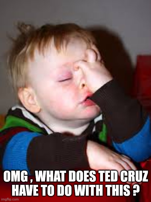 Exasperation | OMG , WHAT DOES TED CRUZ
HAVE TO DO WITH THIS ? | image tagged in exasperation | made w/ Imgflip meme maker