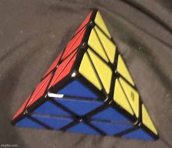 pyraminx reveal for no reason | made w/ Imgflip meme maker