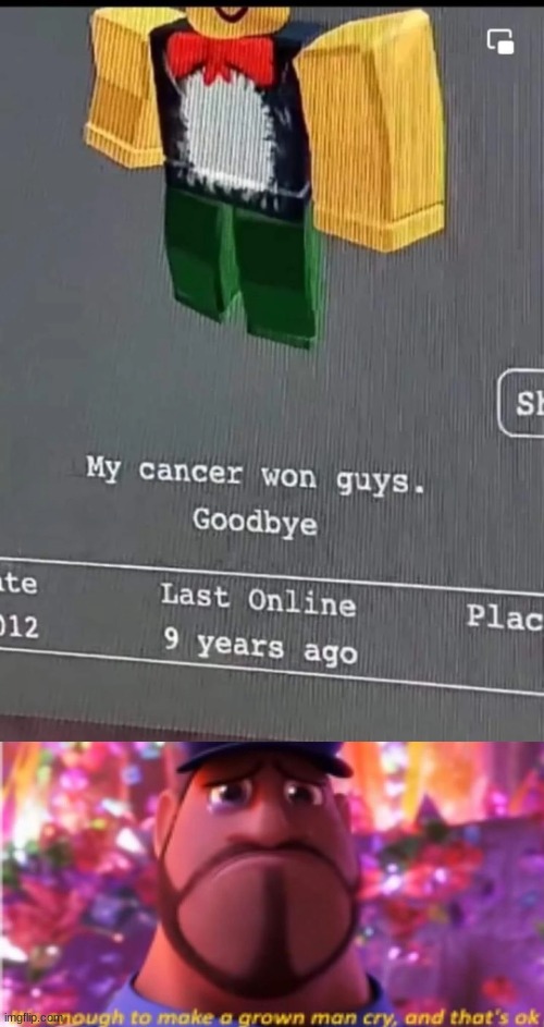 You will be missed? | image tagged in roblox,sad | made w/ Imgflip meme maker