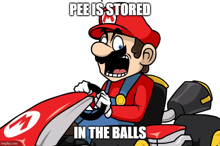 PEE IS STORED IN THE BALLS | made w/ Imgflip meme maker