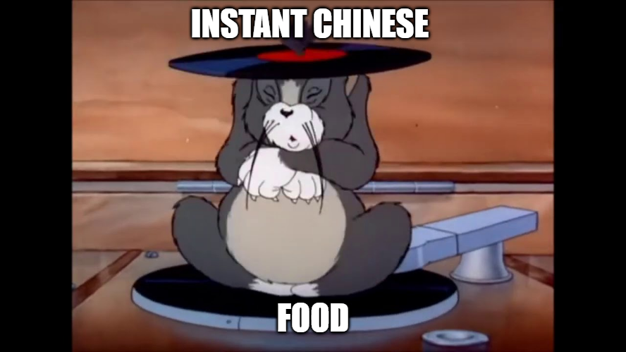 instant chinese food Blank Meme Template