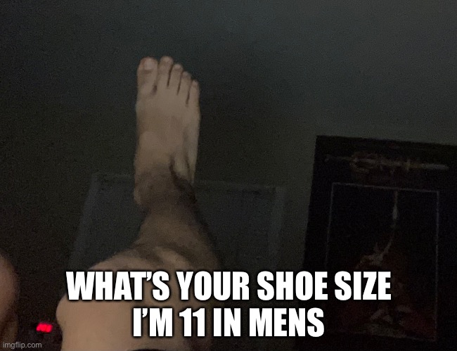 WHAT’S YOUR SHOE SIZE
I’M 11 IN MENS | image tagged in third world skeptical kid | made w/ Imgflip meme maker