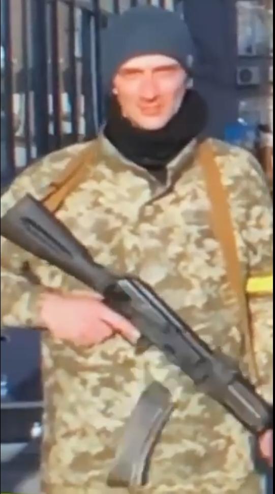 Ukraine troop drops magazine Blank Meme Template