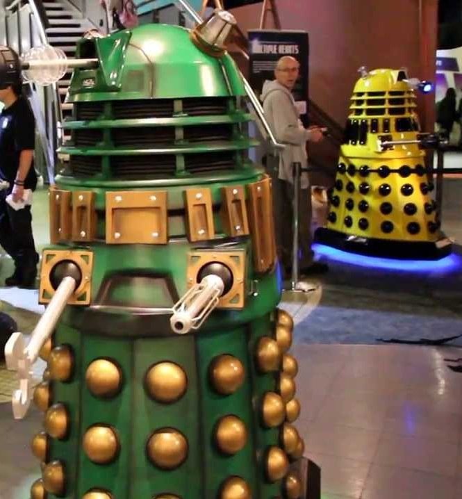 High Quality Guy distracted by green Dalek Blank Meme Template