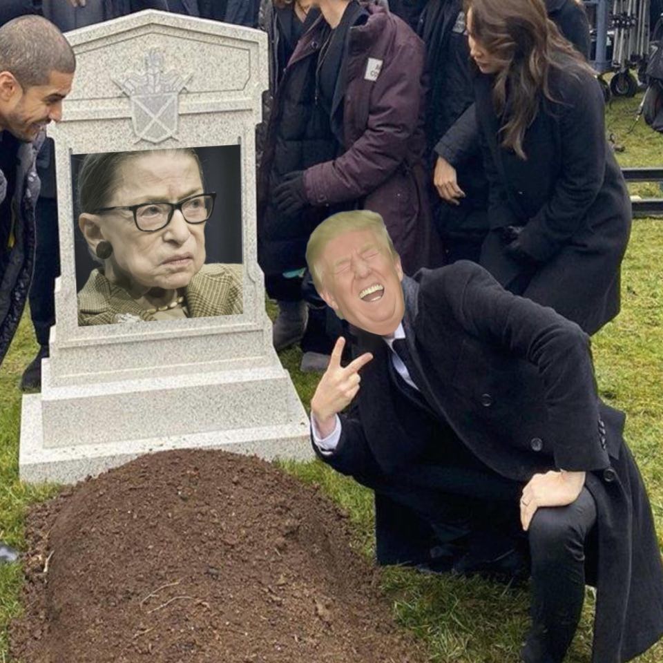 Trump RBG Blank Meme Template