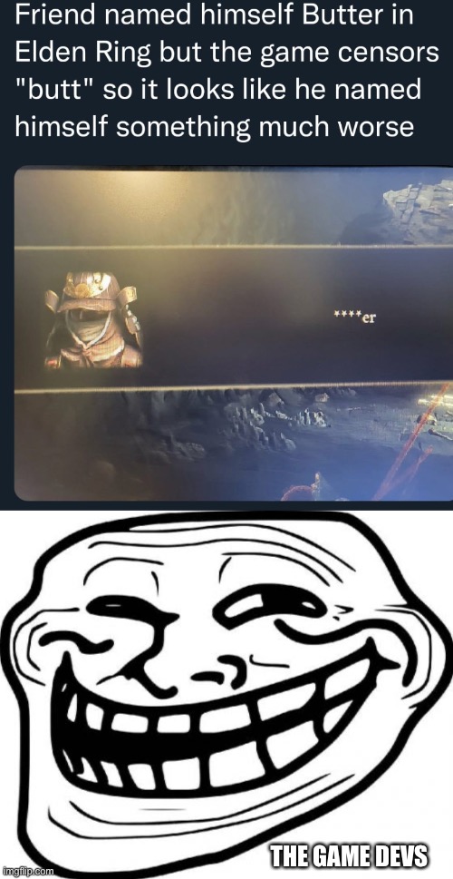 THE GAME DEVS | image tagged in memes,troll face | made w/ Imgflip meme maker