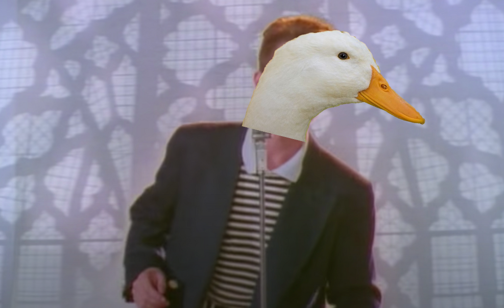 High Quality duck roll Blank Meme Template