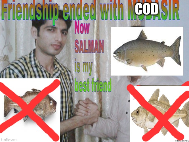 Friendship ended |  COD | image tagged in friendship ended | made w/ Imgflip meme maker