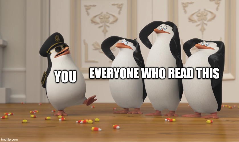 Saluting skipper | EVERYONE WHO READ THIS YOU | image tagged in saluting skipper | made w/ Imgflip meme maker