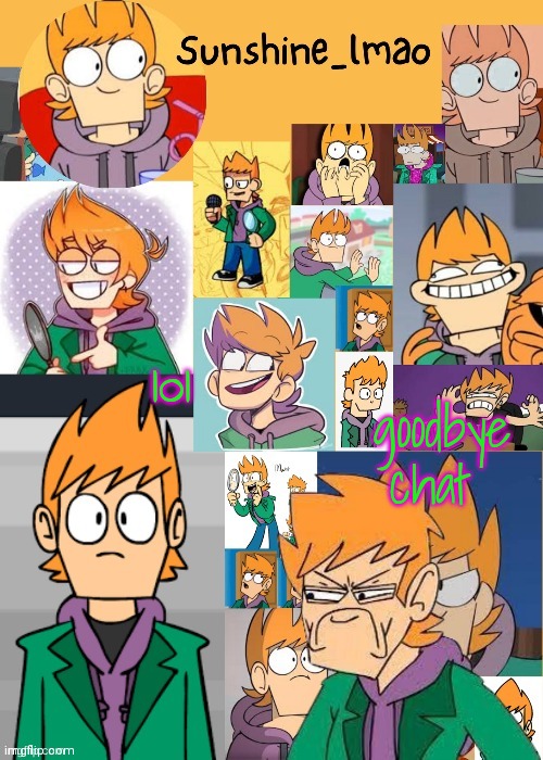 Matt :flushed: (thanks bread lel) | goodbye chat; lol | image tagged in matt flushed thanks bread lel | made w/ Imgflip meme maker