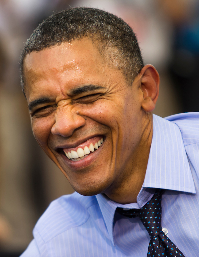 High Quality Obama smiling Blank Meme Template