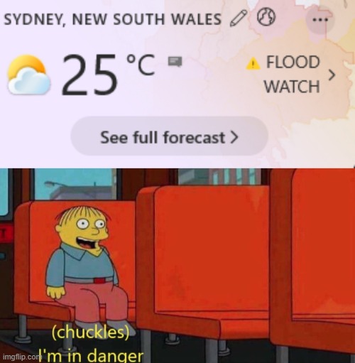 F*ck | image tagged in chuckles i'm in danger simpsons meme | made w/ Imgflip meme maker