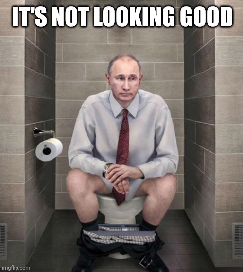 How's it going Vlad? | IT'S NOT LOOKING GOOD | image tagged in putin,vladimir putin,russia,ukraine,politics,funny memes | made w/ Imgflip meme maker