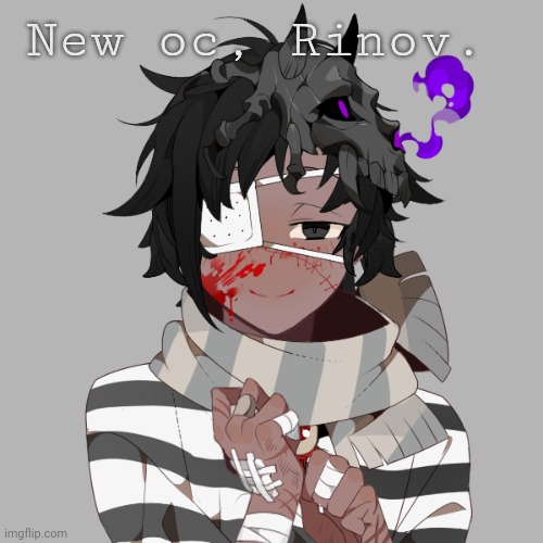 New oc, Rinov. | made w/ Imgflip meme maker