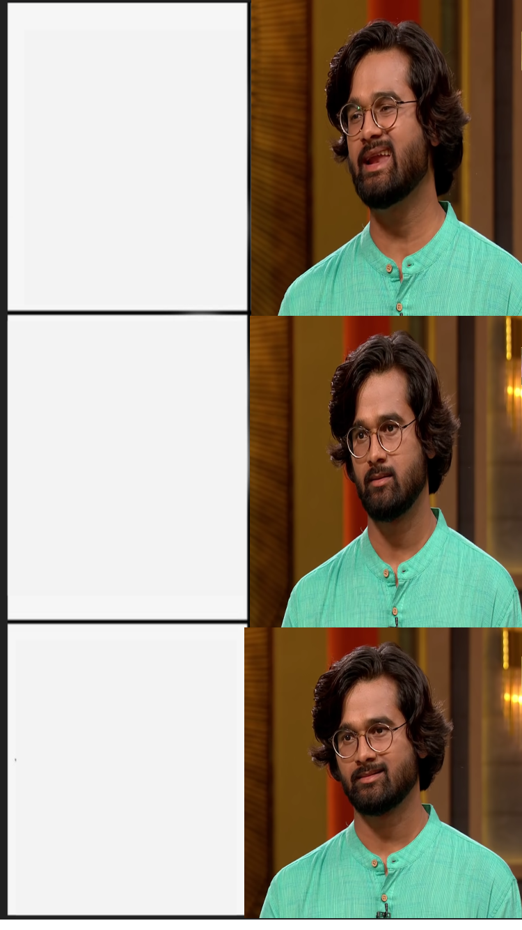 sharkTankIndia Blank Meme Template