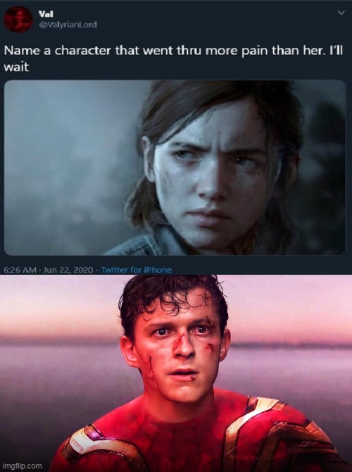 This hurts the most | image tagged in name a character,peter parker seaside,nwh,marvel,spiderman | made w/ Imgflip meme maker