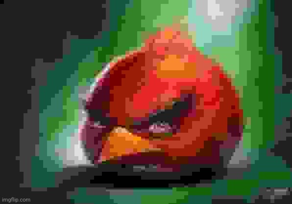 Gtg to school bye | image tagged in realistic red angry birds | made w/ Imgflip meme maker
