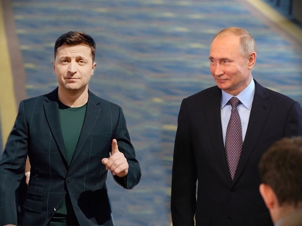 Zelensky vs Putin Blank Meme Template